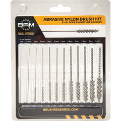 Brush Research Mfg. - 1mm Bore Diam, 800 Grit, Diamond Flexible Hone - Fine, 3" OAL - Exact Tooling