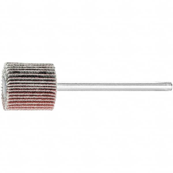 PFERD - 5/8" Diam x 5/8" Face Width, Aluminum Oxide Coated Mounted Flap Wheel - Exact Tooling