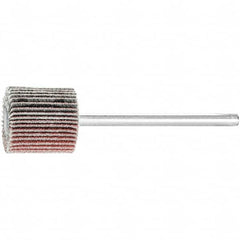 PFERD - 5/8" Diam x 5/8" Face Width, Aluminum Oxide Coated Mounted Flap Wheel - Exact Tooling