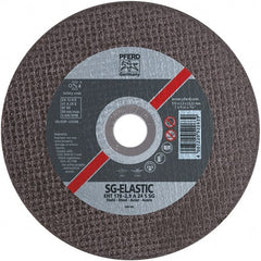 PFERD - 7" Aluminum Oxide Cutoff Wheel - 1/8" Thick, 7/8" Arbor, Use with Angle Grinders - Exact Tooling