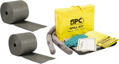 Brady SPC Sorbents - 24 Gal Capacity per Package, Universal Roll - 150' Long x 15" Wide, Gray, Polypropylene - Exact Tooling