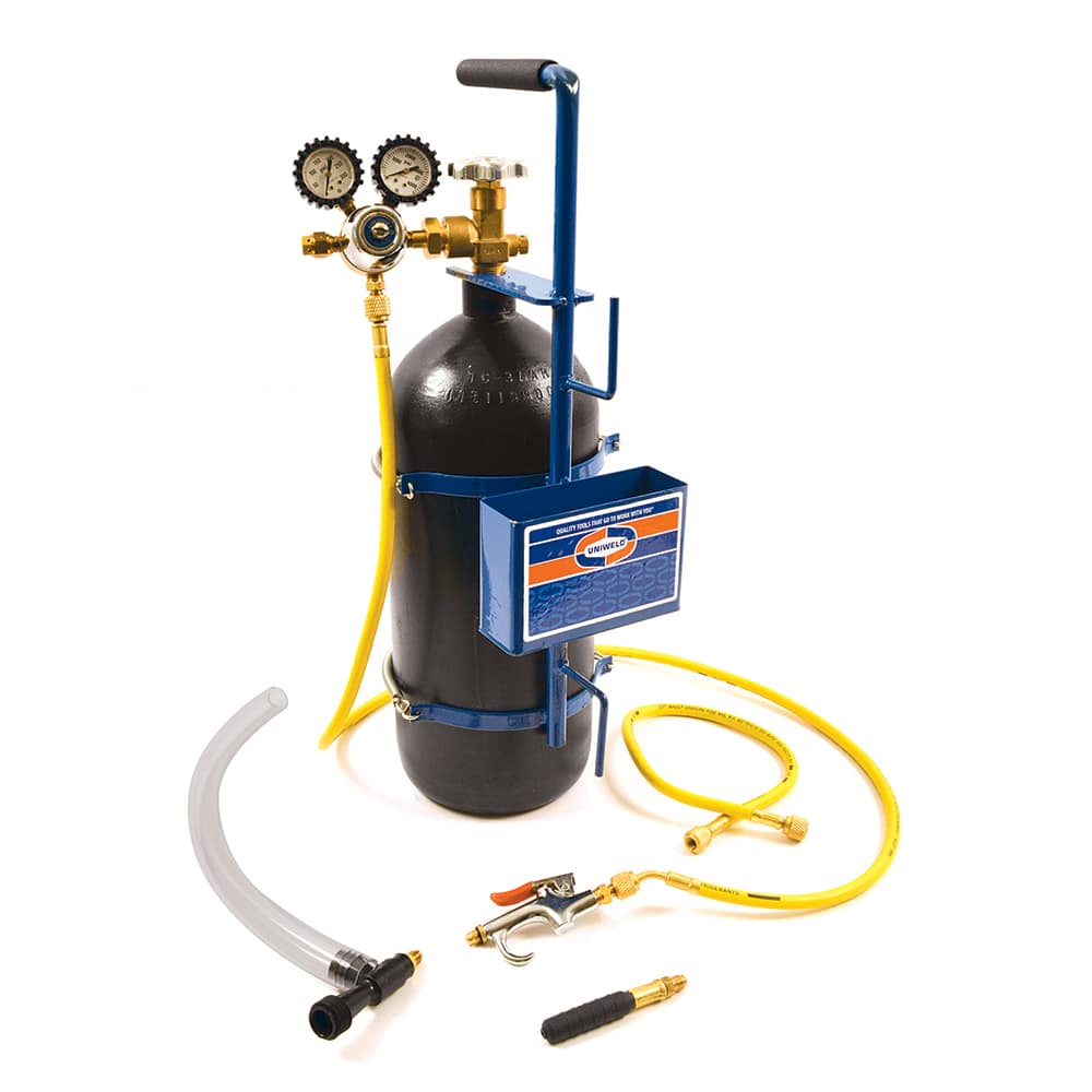 Made in USA - Service Equipment; Type: Sludge Sucker & Blaster Kit ; Hose Diameter: 1/4 (Inch); Length (Inch): 60 ; Color: Brass; Black; Chrome; Blue ; Working Pressure (psi): 400.000 ; Pressure Range (psi): 0 - Exact Tooling