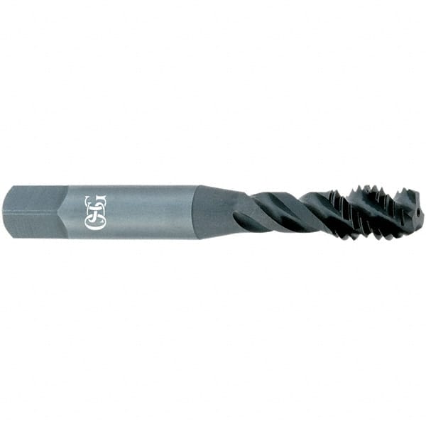 OSG - #10-32 UNF 3 Flute 2B Modified Bottoming Spiral Flute Tap - Vanadium High Speed Steel, TiCN Finish, 2-3/8" OAL, Right Hand Flute, Right Hand Thread, H3, Series EXOTAP VA3 - Exact Tooling