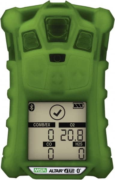 MSA - Audible, Vibration & Visual Alarm, LCD Display, Multi-Gas Detector - Monitors LEL, Oxygen & Carbon Monoxide - Exact Tooling