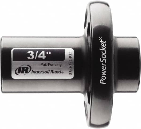 Ingersoll-Rand - 1/2" Drive 3/4" Standard Magnetic Nonsparking Universal Impact Socket - 6 Points, 3-1/10" OAL - Exact Tooling