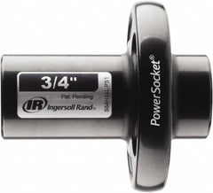 Ingersoll-Rand - 1/2" Drive 3/4" Standard Magnetic Nonsparking Universal Impact Socket - 6 Points, 3-1/10" OAL - Exact Tooling