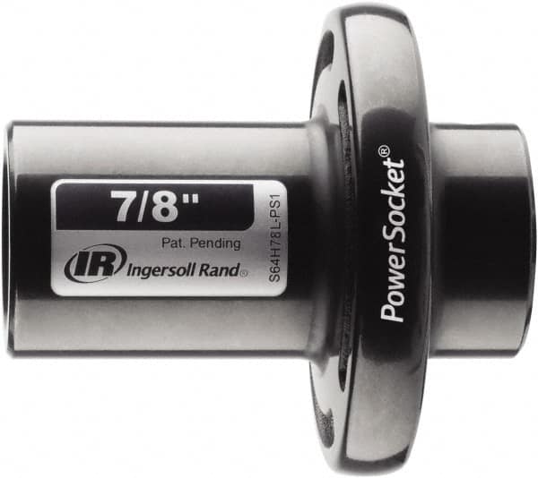 Ingersoll-Rand - 1/2" Drive 7/8" Standard Magnetic Nonsparking Universal Impact Socket - 6 Points, 3-1/10" OAL - Exact Tooling