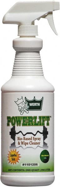 Werth Sanitary Supply - 32 oz Spray Bottle All-Purpose Cleaner - Liquid, Biodegradable, Butyl-Free, Phosphate-Free, No VOC, Water-Based, Floral - Exact Tooling