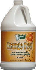 Werth Sanitary Supply - 1 Gal Bottle Cleaner/Degreaser - Liquid, Biodegradable Cleaner & Degreaser, Butyl-Free, Phosphate-Free, Water-Based, No VOC, Orange - Exact Tooling