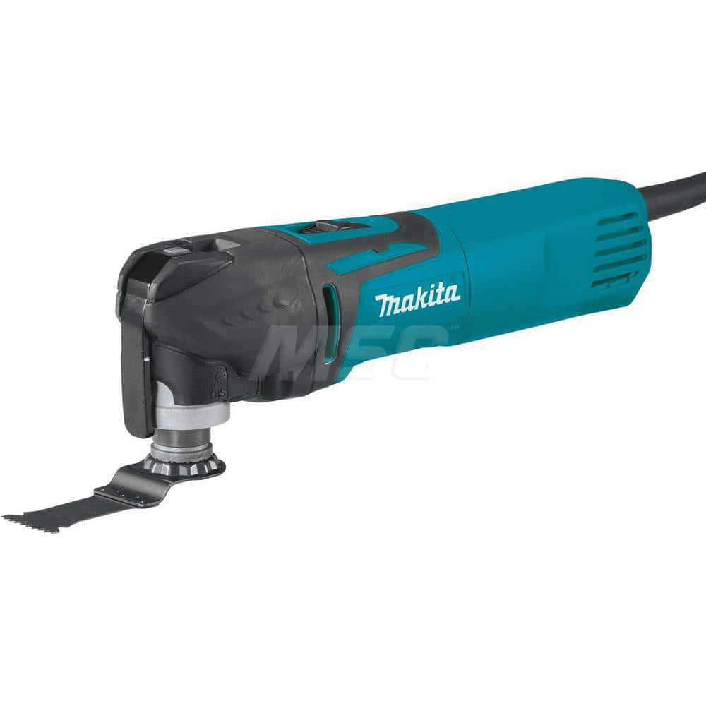 Rotary & Multi-Tools; Product Type: Oscillating Tool Kit; Oscillation Per Minute: 20000; No-Load RPM: 20000; Voltage: 110.00; For Use With: Makita Oscillating Multi-Tool accessories and compatible with competitive OIS, Starlock ™, StarlockPlus ™, and Star