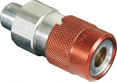 TK Simplex - 3/8 NPTF Hydraulic Hose Male Flush Face Coupler - 10,000 psi - Exact Tooling
