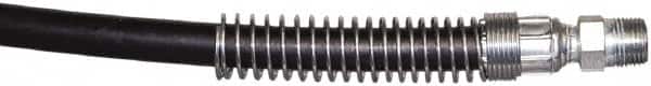 TK Simplex - 1/4" Inside Diam x 3/8 NPT 6' Hydraulic Pump Hose - 10,000 psi, C213 Opposite End, Rubber - Exact Tooling
