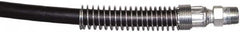 TK Simplex - 1/4" Inside Diam x 3/8 NPT 3' Hydraulic Pump Hose - 10,000 psi, C213 Opposite End, Rubber - Exact Tooling