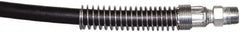 TK Simplex - 1/4" Inside Diam x 3/8 NPT 6' Hydraulic Pump Hose - 10,000 psi, 3/8 NPTF Male Opposite End, Rubber - Exact Tooling