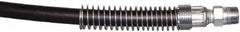 TK Simplex - 1/4" Inside Diam x 3/8 NPT 3' Hydraulic Pump Hose - 10,000 psi, 3/8 NPTF Male Opposite End, Rubber - Exact Tooling