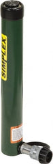 TK Simplex - 14" Stroke, 10 Ton Portable Hydraulic Single Acting Cylinder - 2.24 Sq In Effective Area, 31.31 Cu In Oil Capacity, 17.78 to 31.78" High, 1.5" Cyl Bore Diam, 1.69" Plunger Diam, 10,000 Max psi - Exact Tooling
