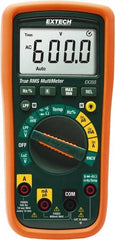 Extech - EX355, CAT III, 600 VAC/VDC, Digital True RMS Multimeter - 60 mOhm, Measures Voltage, Capacitance, Current, Frequency, Resistance, Temperature - Exact Tooling