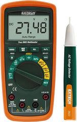 Extech - MN62-K, CAT IV, 600 VAC/VDC, Digital True RMS Multimeter - 40 mOhm, Measures Voltage, Capacitance, Current, Frequency, Resistance - Exact Tooling