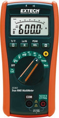 Extech - EX363, CAT IV, 1,000 VAC/VDC, Digital True RMS Multimeter - 40 mOhm, Measures Voltage, Capacitance, Frequency, Resistance - Exact Tooling