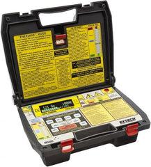 Extech - Digital LCD Display, 500,000 Megohm Electrical Insulation Resistance Tester & Megohmmeter - 10 kV Max Test Voltage, Powered by C Battery - Exact Tooling