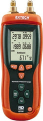 Extech - Differential Pressure Gauges & Switches Type: Pressure Meter Maximum Pressure (psi): 800.00 - Exact Tooling