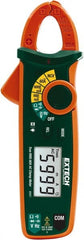 Extech - MA61, CAT III, Digital True RMS Clamp Meter with 0.7" Clamp On Jaws - 600 VAC/VDC, 60 AC Amps, Measures Voltage, Capacitance, Continuity, Current, Frequency, Resistance - Exact Tooling