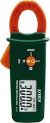 Extech - MA145, CAT III, Digital True RMS Clamp Meter with 0.8" Clamp On Jaws - 300 AC/DC Amps, Measures Current - Exact Tooling