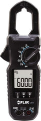 FLIR - CM44, CAT IV, Digital True RMS Auto Ranging Clamp Meter with 1.18" Clamp On Jaws - 600 VAC/VDC, 60 AC Amps, Measures Voltage, Capacitance, Current, Frequency, Resistance, Temperature - Exact Tooling