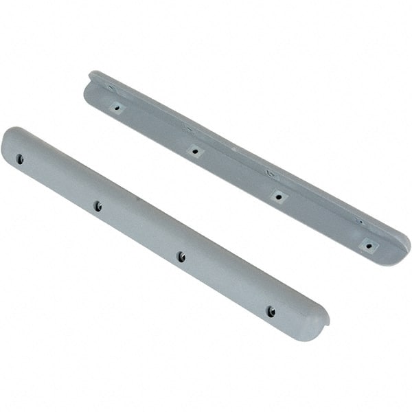 Vestil - 1-1/8" Long, Rubber Surface Guard - Gray - Exact Tooling