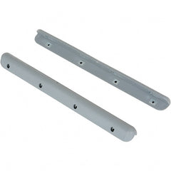 Vestil - 1-1/8" Long, Rubber Surface Guard - Gray - Exact Tooling