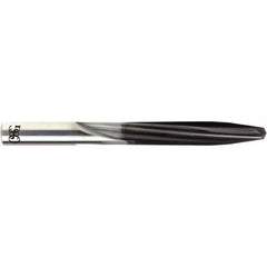 OSG - #20, 0.1615", 130° Point, Solid Carbide Straight Flute Drill Bit - Exact Tooling