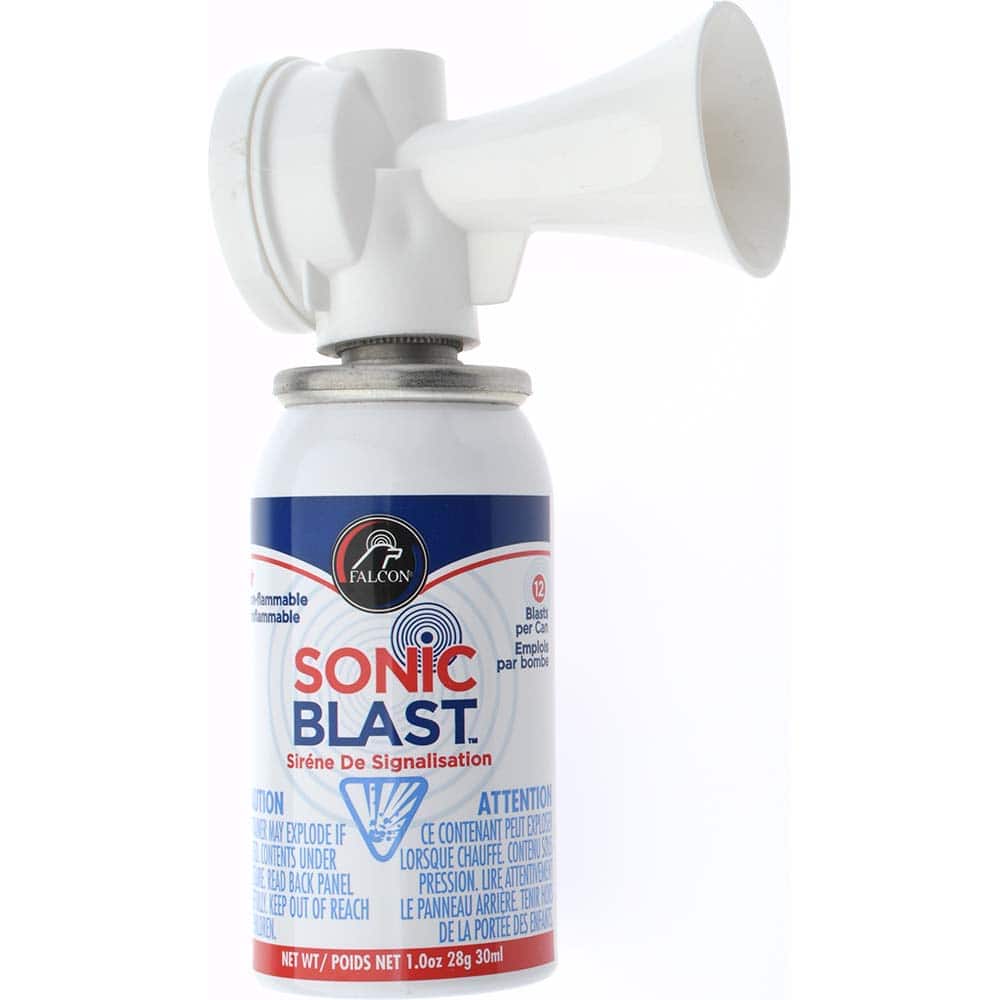 Falcon Safety - Bells, Horns & Sirens; Maximum Decibel Rating: 112 ; Explosion Proof: No ; Weatherproof: Yes ; Location: Outdoor ; Decibels @ Ten Feet (dB): 112 - Exact Tooling