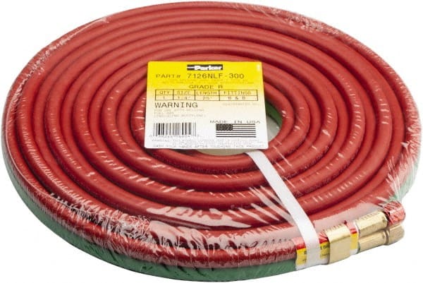 Parker - Welding Hose Inside Diameter (Inch): 1/4 Outside Diameter (Decimal Inch): 0.5310 - Exact Tooling