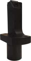 Kyocera - KSTB, Right Hand Cut, 3° Lead Angle, 22mm Shank Height x 22mm Shank Width, Positive Rake Indexable Turning Toolholder - 91.57mm OAL, DCET 325.., DCGT 32.5.. Insert Compatibility, Series KSTB - Exact Tooling