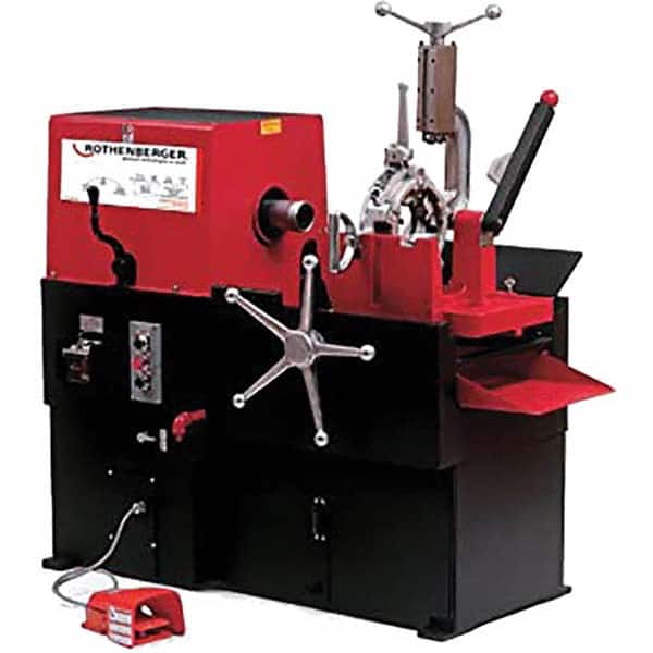 Rothenberger - Pipe Threading Machines Maximum Pipe Size Capacity (Inch): 4 Minimum Pipe Size Capacity (Inch): 1/2 - Exact Tooling