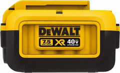 DeWALT - 40 Volt Lithium-Ion Power Tool Battery - 7.5 Ahr Capacity, 170 min Charge Time, Series 40V Max - Exact Tooling