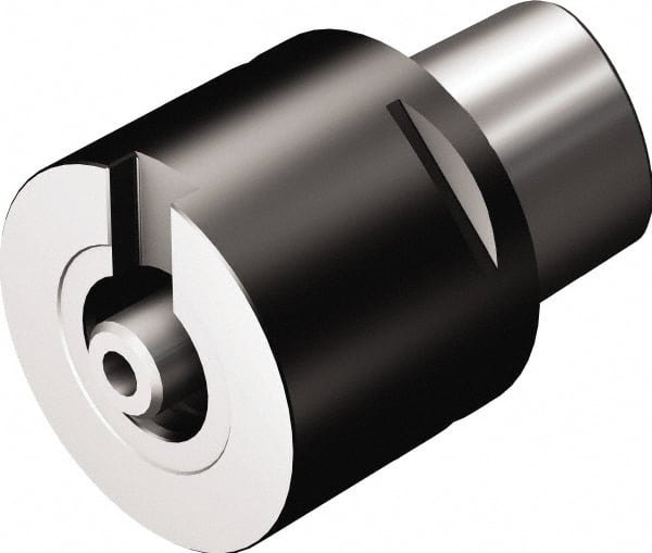 Sandvik Coromant - C8;80 System Size, Modular Tool Holding System Adapter - 65mm Projection, 80mm Body Diam, 113mm OAL, Through Coolant - Exact Tooling