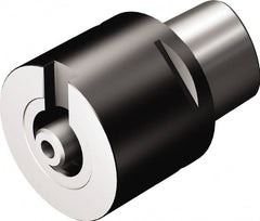 Sandvik Coromant - C8;80 System Size, Modular Tool Holding System Adapter - 65mm Projection, 80mm Body Diam, 113mm OAL, Through Coolant - Exact Tooling