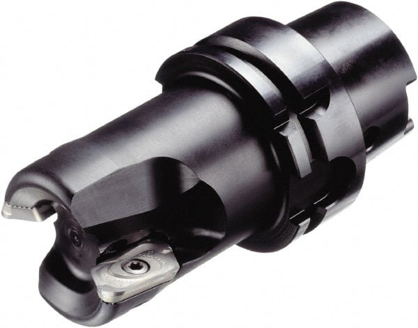 Sandvik Coromant - 3 Inserts, 32mm Cut Diam, 63mm Arbor Diam, 12mm Max Depth of Cut, Indexable Square-Shoulder Face Mill - 90° Lead Angle, 92mm High, R790-1604.. Insert Compatibility, Through Coolant, Series CoroMill 790 - Exact Tooling