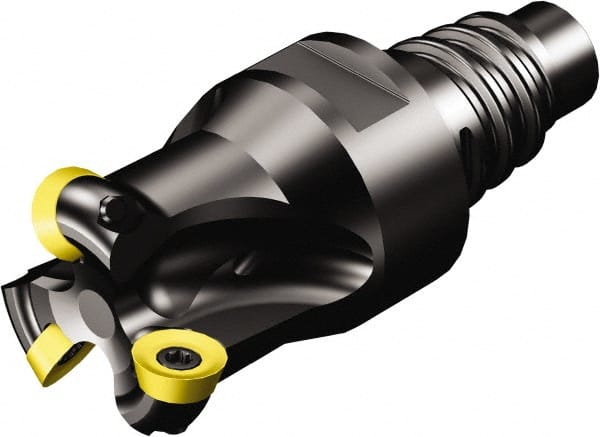 Sandvik Coromant - 16mm Cutting Diam, 3.5mm Max Depth of Cut, E16 Modular Connection, Indexable Copy End Mill - Screw Holding Method, R300-0720.. Insert Style, R300..EH Toolholder, Through Coolant - Exact Tooling