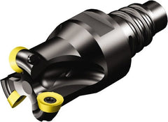 Sandvik Coromant - 32mm Cutting Diam, 5mm Max Depth of Cut, E25 Modular Connection, Indexable Copy End Mill - Screw Holding Method, R300-1032.. Insert Style, R300..EH Toolholder, Through Coolant - Exact Tooling