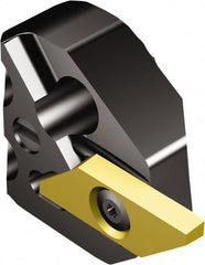 Sandvik Coromant - 570-xxR/LSMAL Insert, 14mm Head Length, Modular Grooving Cutting Unit Head - Left Hand Cut, System Size 25, Through Coolant, Series CoroCut XS - Exact Tooling