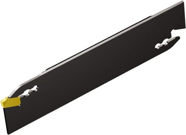 Sandvik Coromant - 26mm Max Depth of Cut, Right Hand Cut, Indexable Grooving Blade - 2.6mm Insert Width, E Seat Size, QD-NR2..D Insert Style, Series CoroCut QD - Exact Tooling