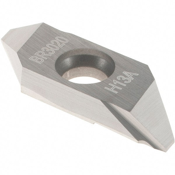 Sandvik Coromant - MABR3020 Grade H13A Carbide Turning Insert - Uncoated, Parallelogram, 1/8" Thick, 0.2mm Corner Radius - Exact Tooling