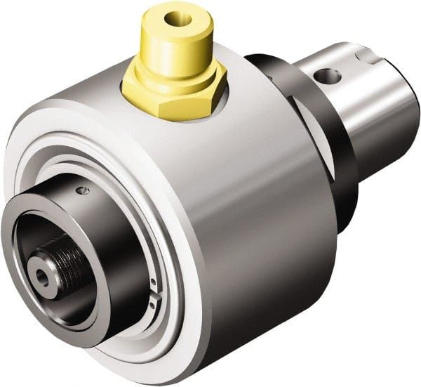 Sandvik Coromant - C8;C6 System Size, Modular Tool Holding System Adapter - 110mm Projection, 63mm Body Diam, 158mm OAL, Through Coolant - Exact Tooling