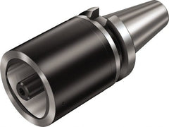 Sandvik Coromant - BT40;C6 System Size, BT40 Taper, Modular Tool Holding System Adapter - 75mm Projection, 63mm Body Diam, 143.4mm OAL, Through Coolant - Exact Tooling