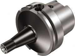 Sandvik Coromant - HSK63 Taper Shank 15.4mm Hole End Mill Holder/Adapter - 15.4mm Nose Diam, 78mm Projection, Through-Spindle Coolant - Exact Tooling