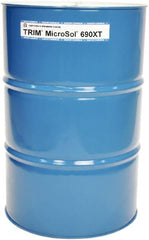 Master Fluid Solutions - Trim MicroSol 590XT, 54 Gal Drum Cutting Fluid - Semisynthetic, For Inconel\xAE Machining - Exact Tooling