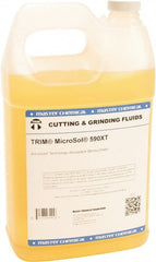 Master Fluid Solutions - Trim MicroSol 590XT, 1 Gal Bottle Cutting Fluid - Semisynthetic, For Inconel\xAE Machining - Exact Tooling