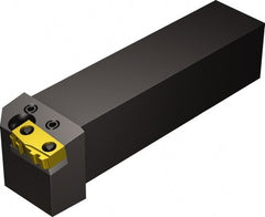 Sandvik Coromant - External Thread, Right Hand Cut, 32mm Shank Width x 32mm Shank Height Indexable Threading Toolholder - 148.4mm OAL, R166.39G-24.. Insert Compatibility, R166.39FG Toolholder, Series T-Max Twin-Lock - Exact Tooling